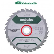 LAMA CIRCOLARE "PRECISION CUT WOOD" METABO (PER SEGA KGS 18 LTX 216)