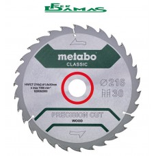 LAMA CIRCOLARE "PRECISION CUT WOOD" METABO (PER SEGA KGS 18 LTX 216)