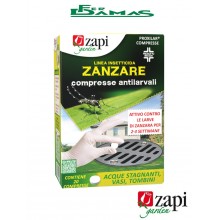INSETTICIDA PER ZANZARE IN PASTIGLIE ANTILARVALI 20 COMPRESSE ZAPI GARDEN